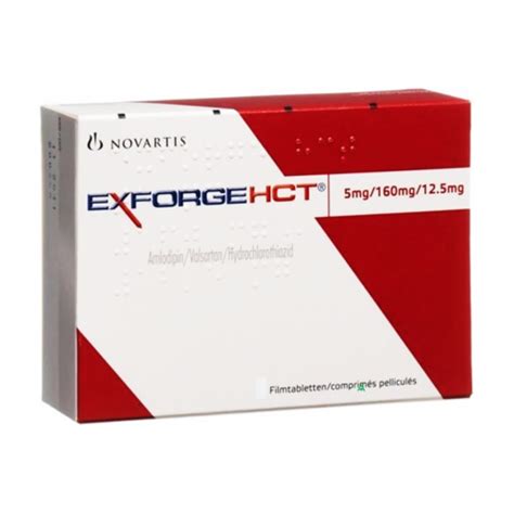 Exforge Hct Mg Amlodipine Valsartan