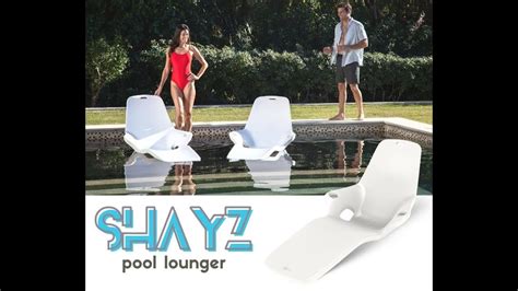 Tenjam Shayz In Pool Lounger How To Enjoy The Pool Baja Shelf YouTube