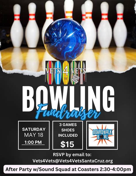 Bowling Fundraiser At Boardwalk Bowl With Sound Squad Party 230pm 4