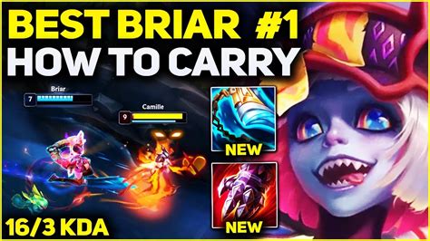 How To Carry 1v9 Briar Gameplay Rank 1 Best Briar In The World Season 13 League Of Legends