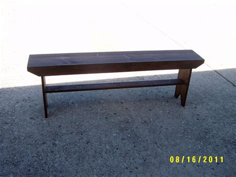 wooden bench narrow recycled hallway mudroom stooltv