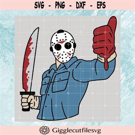 Jason Like Svg Png Eps Dxf Jason Svg Jason Voorhees Halloween Svg