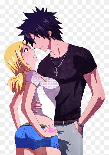 Fairy Tail Gray And Lucy Kiss