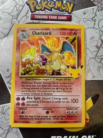 Pokemon Tcg Charizard Celebrations Holo Aukro