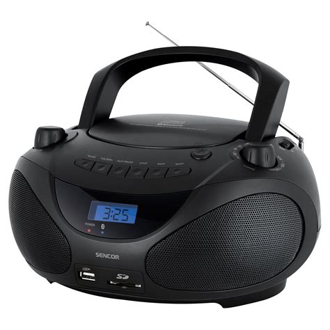 Portable CD Player With BT MP3 USB SD AUX And FM Radio SPT 3228 B