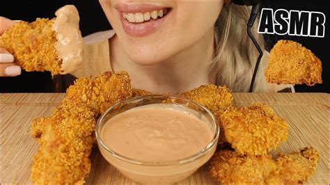 Asmr Extreme Crispy Fried Chicken Nuggets Crunchy Mukbang Eating Sounds