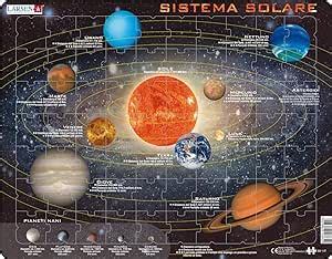 Larsen SS1 Sistema Solare Edizione Italiano Puzzle Incorniciato Con