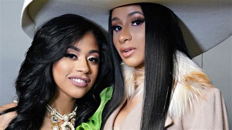 Cardi B And Sister Hennessy Look Like Twins In Matching 90s Updos