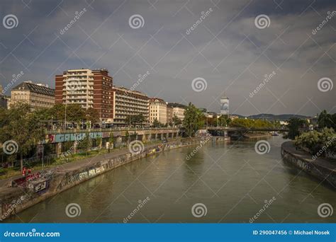 Streets with Old Historic Houses in Summer Morning in Wien in Austria ...