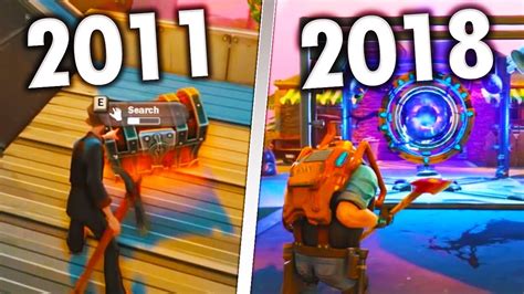 Evolution Of Fortnite Save The World 2011 To 2018 Youtube