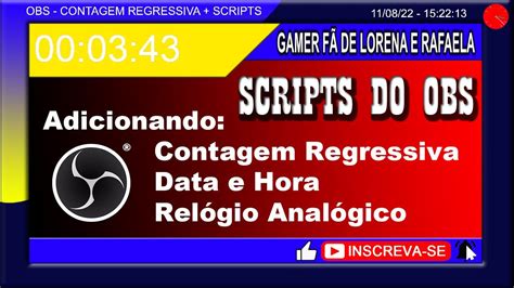 Como Colocar Contagem Regressiva Data E Hora E Rel Gio Anal Gico No