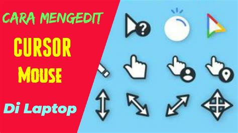 Cara Mengganti Cursor Pointers Mouse Pada Windows 10 YouTube