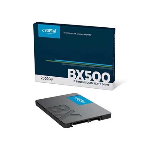 Plastic Crucial BX500 SATA 3D NAND Internal SSD Memory