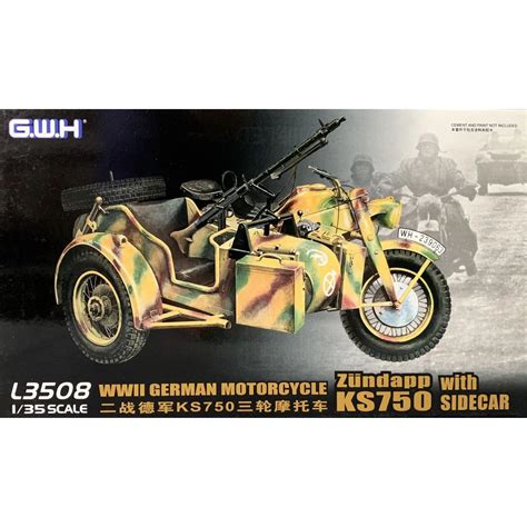 Great Wall Hobby G W H L Motorcycle Zundapp Ks W Sidecar