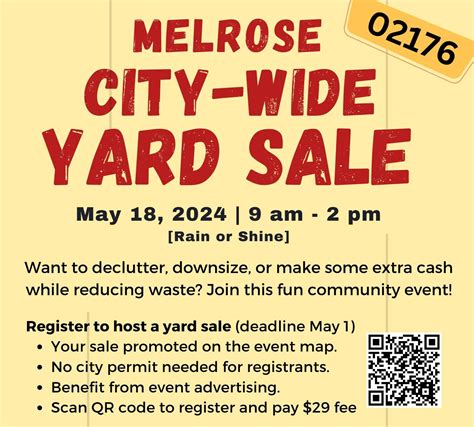 Citywide Yard Sale Melrose Creative Alliance