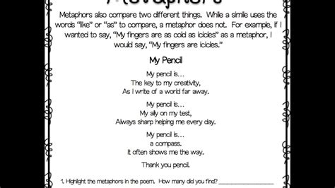 Short Metaphor Poem Examples | Sitedoct.org