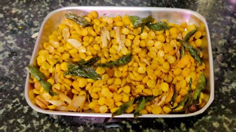 Kadalai Paruppu Fry கடலை பருப்பு வறுவல் Channa Dhal Fry Snacks