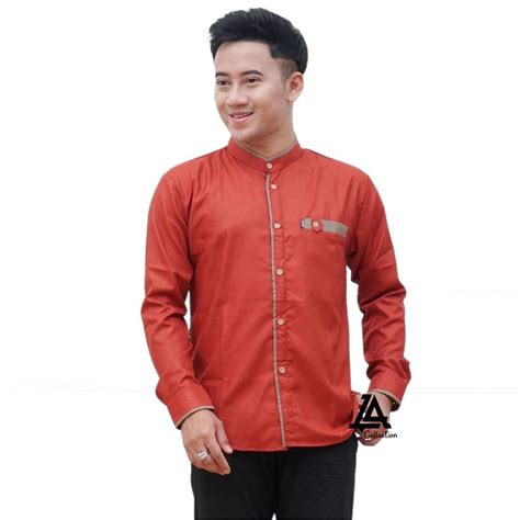 Jual Baju Koko Pria Dewasa Atasan Muslim Pria Dewasa Lengan Panjang