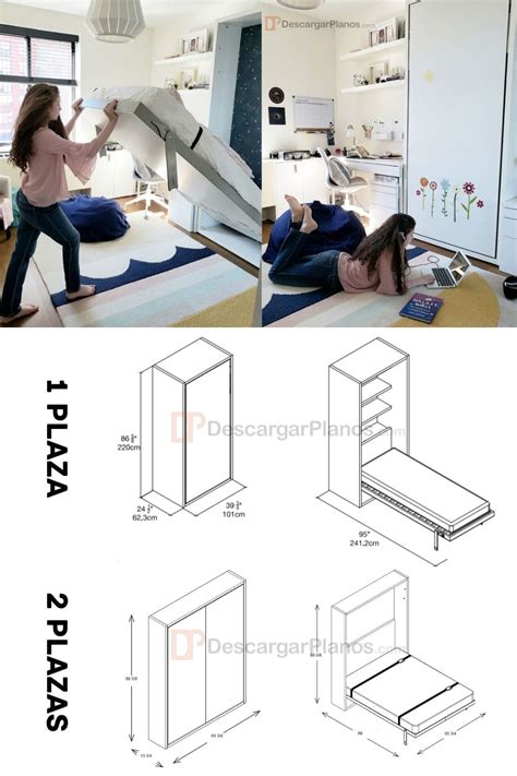 Planos De Camas Abatibles Verticales Horizontales En PDF