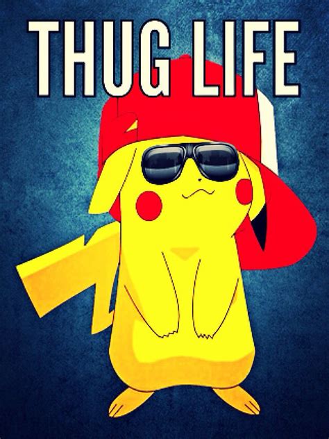 Thug life for pikachu Reece, Thug Life, Pikachu, Cosplay, Fantasy ...