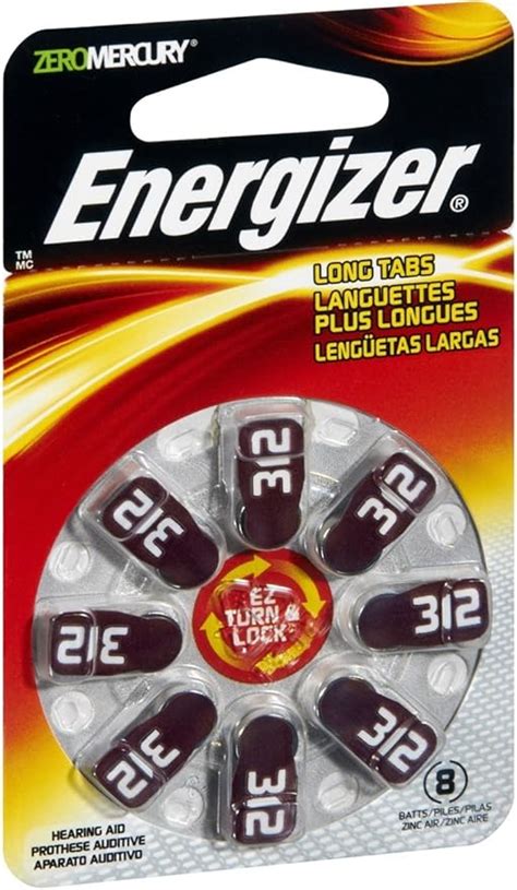 Amazon Energizer Batteries AZ312DP EZ Turn And Lock Hearing Aid