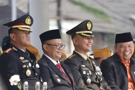 Forkopimda Kota Bekasi Hadiri Upacara Peringatan Hut Tni Ke 78 Di Alun Alun Hasibuan Bekasipedia