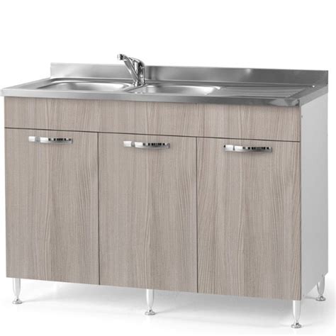 Mobile Cucina Componibile Olmo Con Sottolavello A 3 Ante 120 Cm