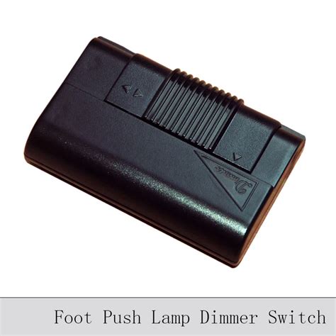 Foot Push Lamp Dimming Switch Black Transparent Floor Lamp Table Lamp ...