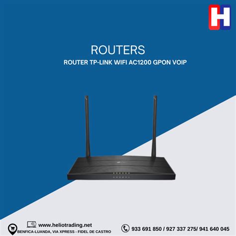 Router Tp Link Wifi Ac Gpon Voip H Lio Trading Lda Loja De