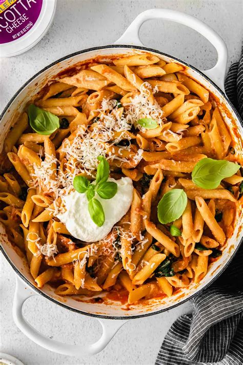 Whipped Ricotta Pasta With Roasted Tomatoes Fit Foodie Finds