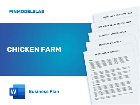 Chicken Farm Business Plan Template & Example [Updated 2025]