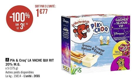 Promo La Vache Qui Rit Pik Croq La Vache Qui Rit M G Chez