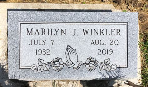 Marilyn Winkler 1932 2019 Find A Grave Memorial