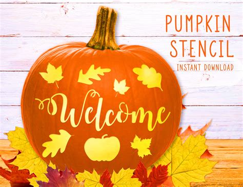 Thanksgiving Pumpkin Stencils