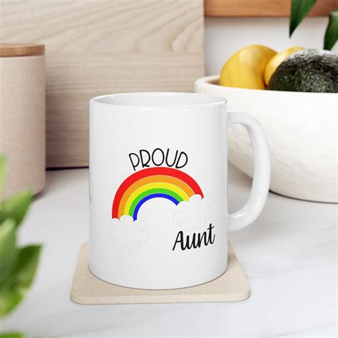 Proud Aunt Gift For Gay Aunt Pride Aunt Lgbt Mugs Queer Gift Lgbtq Parent Gift Lgbtq Pride