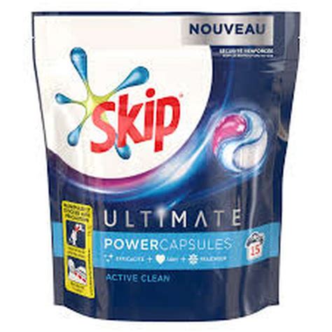 Lessive Capsules Active Clean Skip X La Belle Vie Courses En