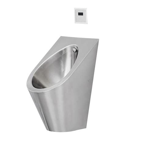 Mani Crown Wall Mounted Stainless Steel Urinal High Efficiency Flushing