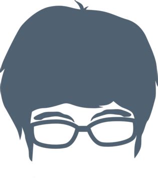 Nerd Guy With Glasses Sign Hairstyle Fashion Nerd Vector Hairstyle