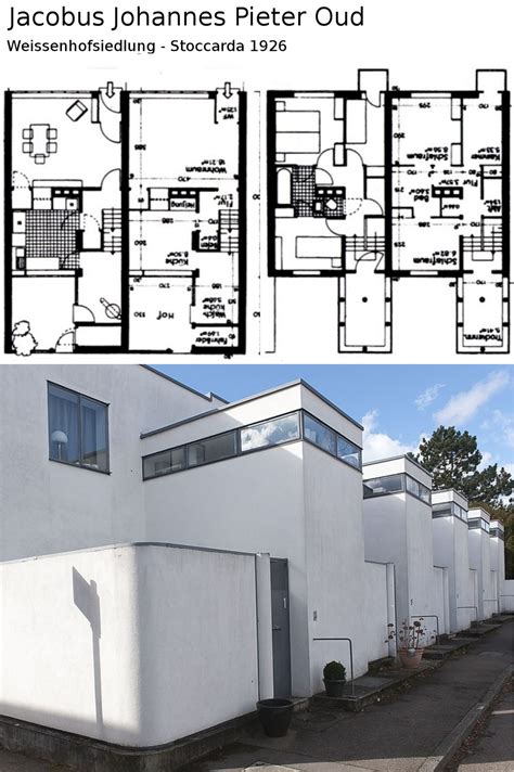 Jacobus Johannes Pieter Oud Weissenhofsiedlung Stoccarda Case