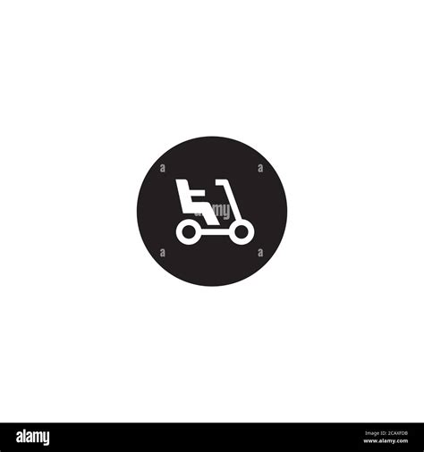 Mobility Scooter Logo Icon Design Stock Vector Image Art Alamy