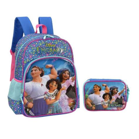 Kit Mochila De Costas Encanto Disney Estojo Box Madrigal Luxcel