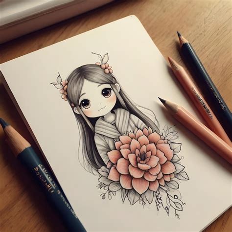 Premium Photo | Cute Character Drawings Whimsical Art for Creative Projects