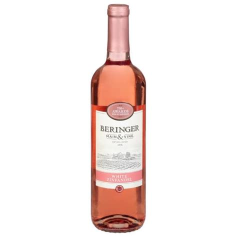 Beringer Main Vine White Zinfandel California Rose Wine Publix