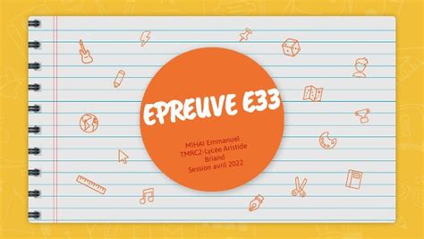 Epreuve E33