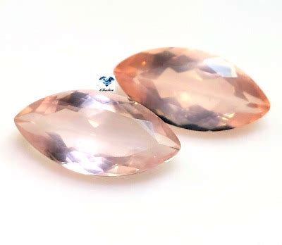 X Rose Quartz Marquise Cut Navette Facetted X In Rq