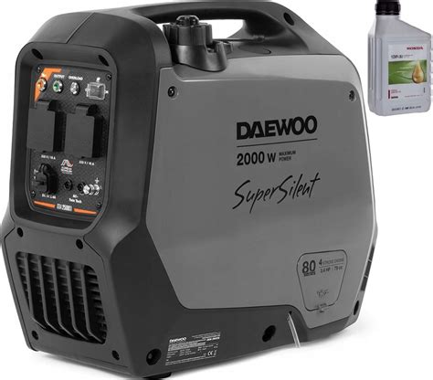 DAEWOO GENERATOR 2kW AGREGAT PRĄDOTWÓRCZY INWERTOROWY 2000W OLEJ HONDA