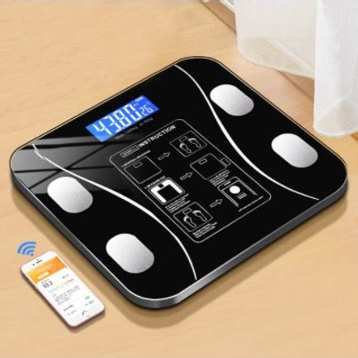 Jual Timbangan Badan Digital Bluetooth Tempered Glass Smart Body Fat