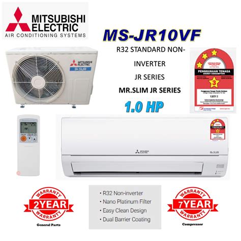 Mitsubishi Air Conditioner Ms Jr Vf Hp Ms Jr Vf Hp R Non