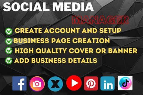 I Will Create All Social Media Account Setup Marketing And Optimize