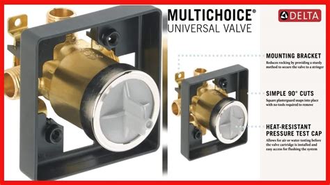 Delta Faucet R Unbxhf Multichoice Universal Shower Valve Body For